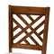 Baxton Studio Norah Modern and Contemporary Grey Fabric and Walnut Brown Finished Wood 5-Piece Dining Set 174-9881-10891-Zoro - alternate 5